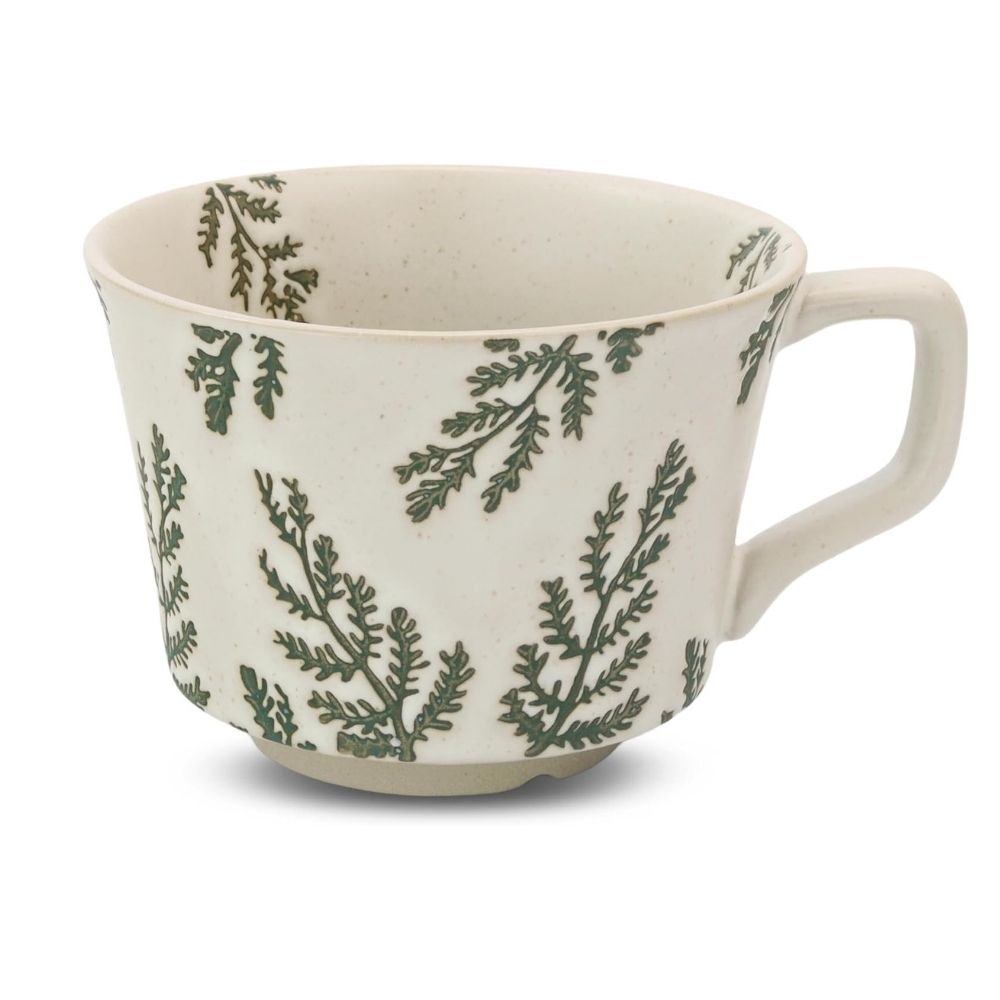 These elegant mugs feature beautiful patterns of plants and animals, adding a touch of nature to your home while maintaining a modern and minimalist look