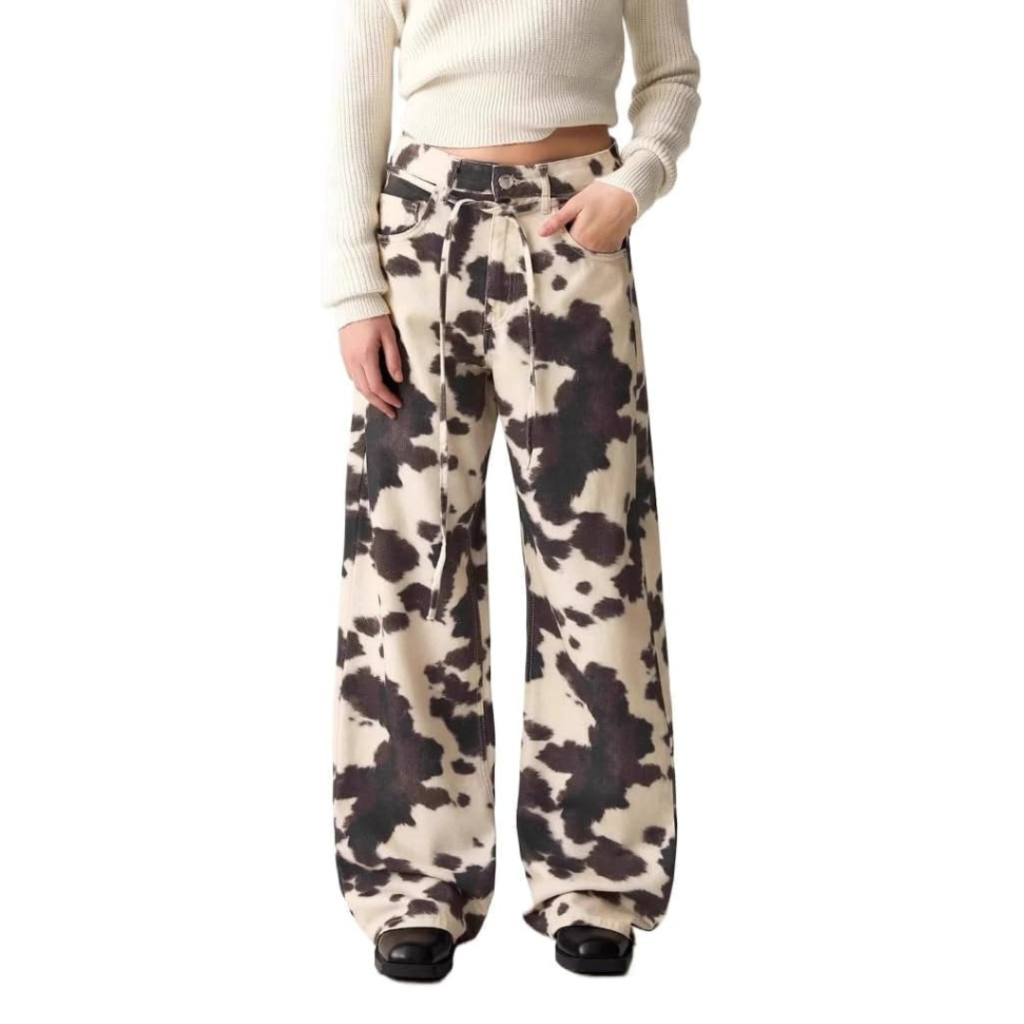 Cow Print Pants 