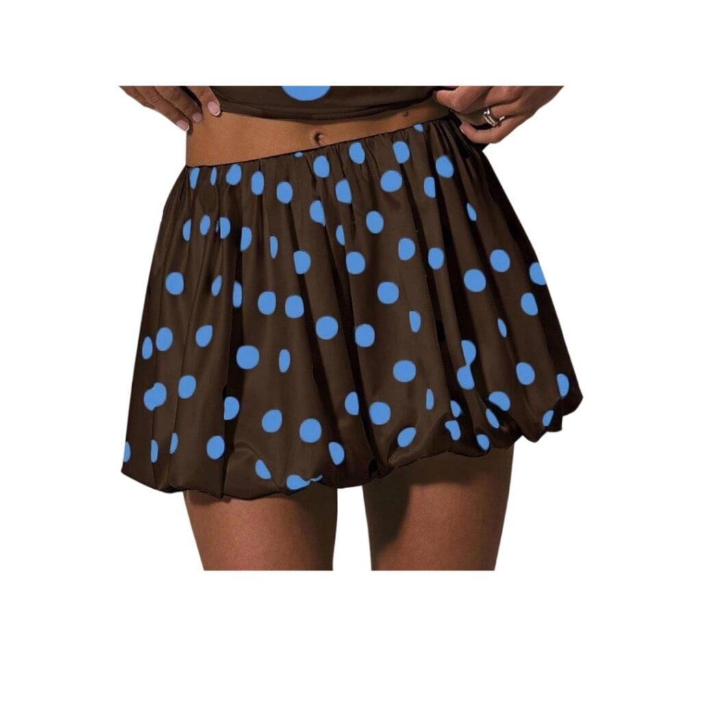 Women's Polka Dots Bubble Skirt 