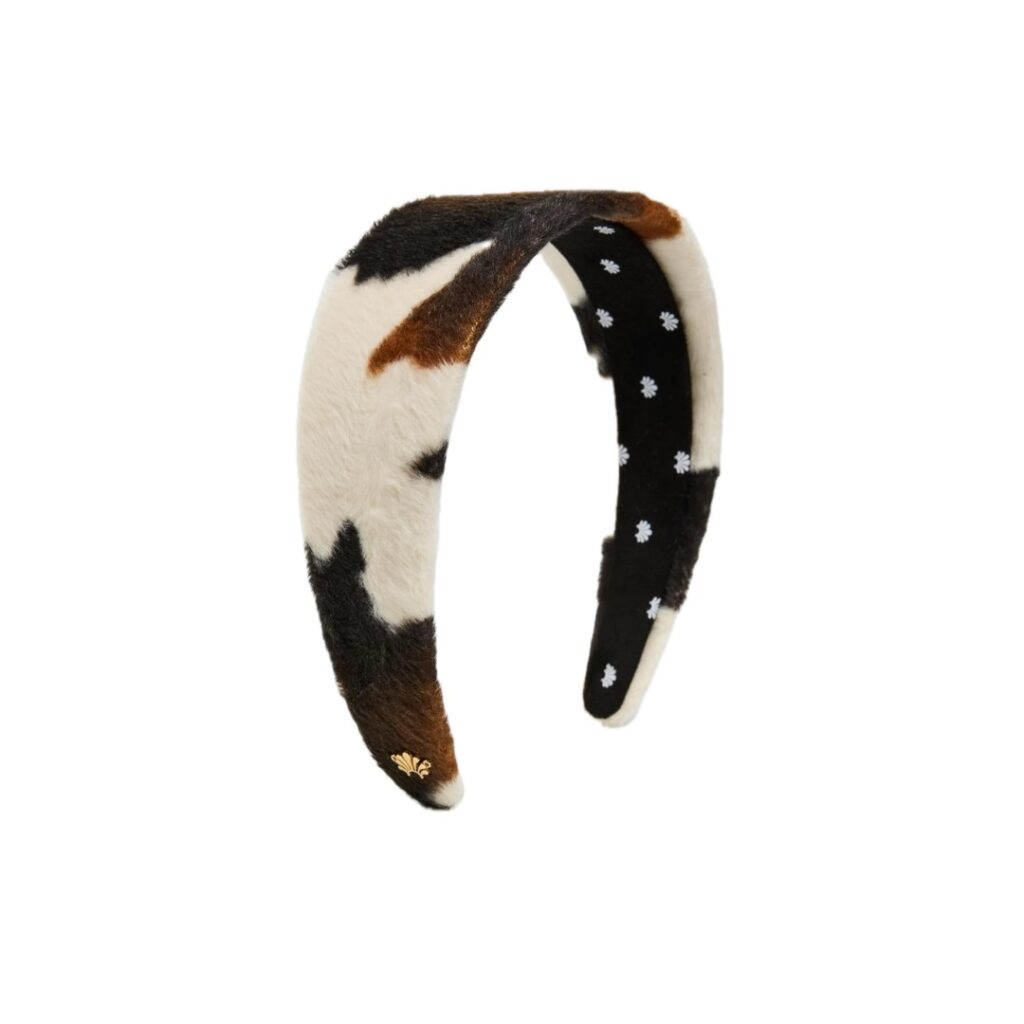 Women's Brigitte Faux Cowhide Headband