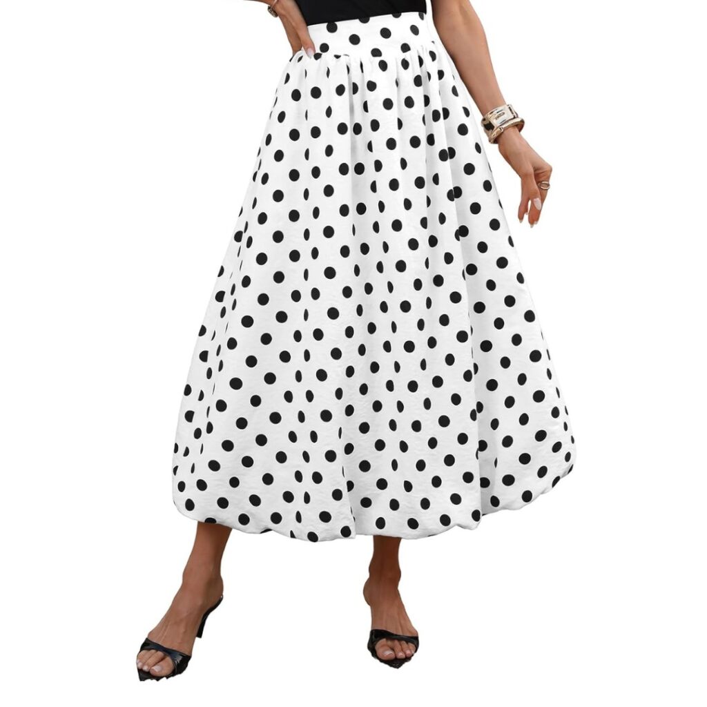 Women's Bubble Maxi Fall Winter Skirt
