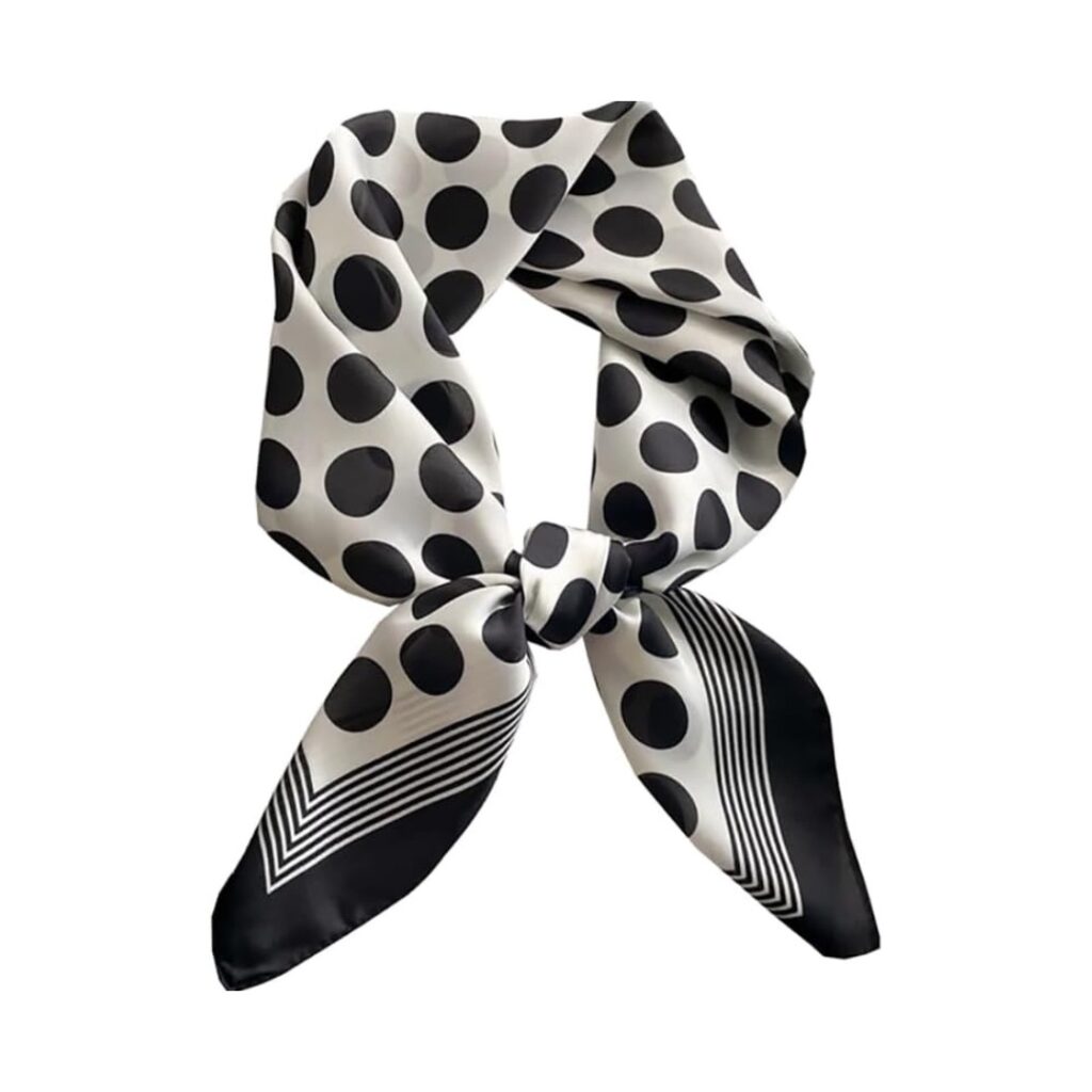 100% Mulberry Silk Square Scarf for Hair