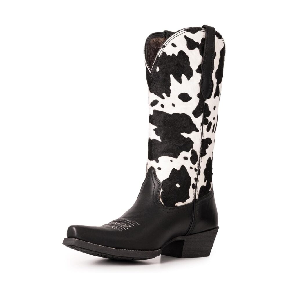 Cow Print Cowboy Boots