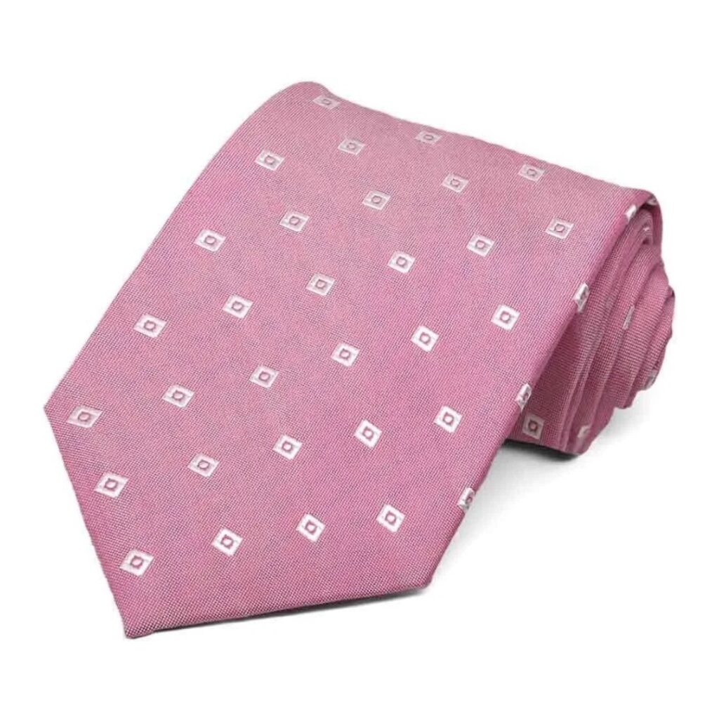Pink Viscose Necktie